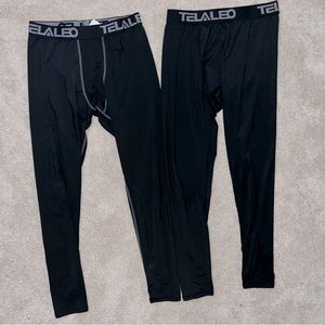 2 Pair Men’s Medium Compression Pants